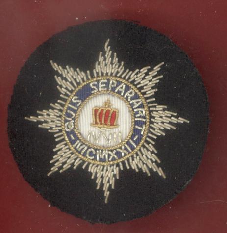 4th/7th Dragoon Guards NCO's bullion rank badge