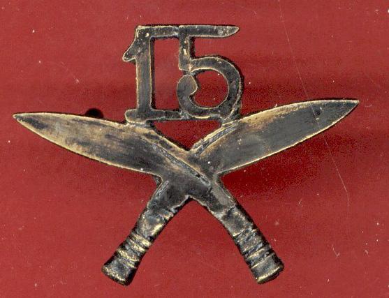 15th Gurkha Rifles WW2 head-dress badge
