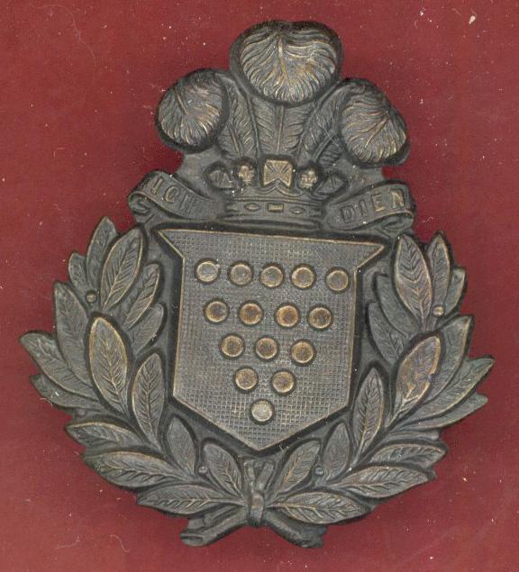 Cornwall Rifle Volunteers Victorian glengarry badge