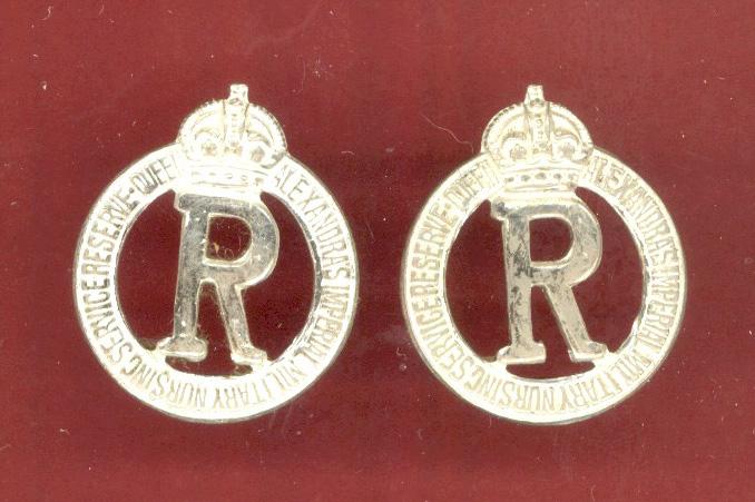 Queen Alexandra's Imperial Military Nursing Service Reserve collar badges