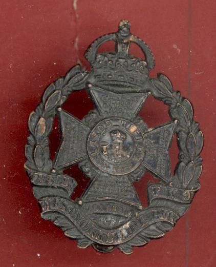 7th/8th Bn. P.W.O. West Yorkshire Regt (Leeds Rifles) OR's cap badge