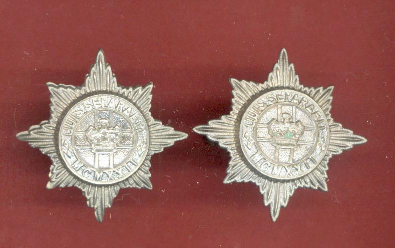 4th/7th Royal Dragoon Guards OR's collar badges