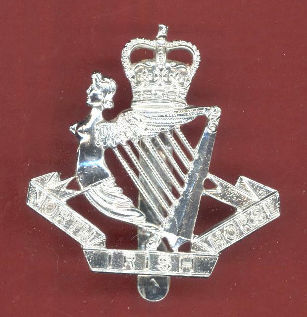 North Irish Horse  OR's staybright cap badge