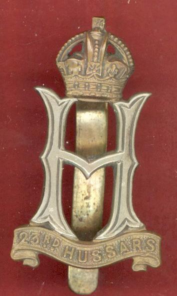 23rd Hussars WW2 OR's cap badge