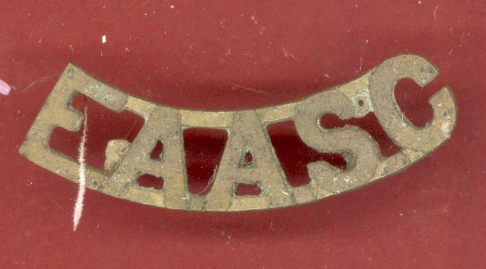 E.A.A.S.C. East Africa Army Service Corps WW2 shoulder title