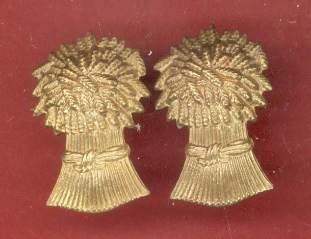 Scottish Lothian & Border Horse Yeomanry collar badges