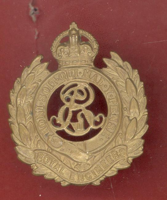 Royal Engineers EDVII OR's cap badge