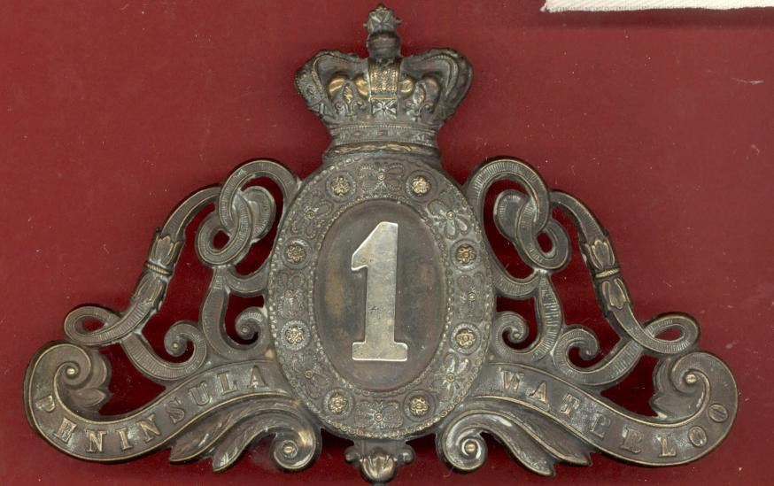 First Life Guards Victorian OR's Full Dress Cartouche badge