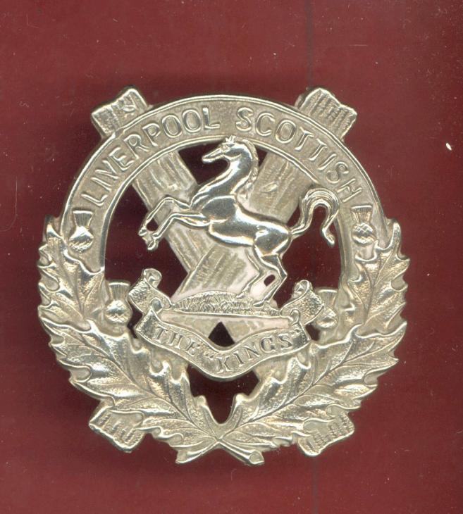 10th (Scottish) Bn. King's Liverpool Regt. WW1 glengarry badge