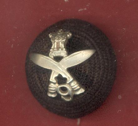 9th Gurkha Rifles Officer's corded boss badge