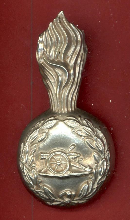 Royal Artillery Volunteers Victorian busby badge & plume holder