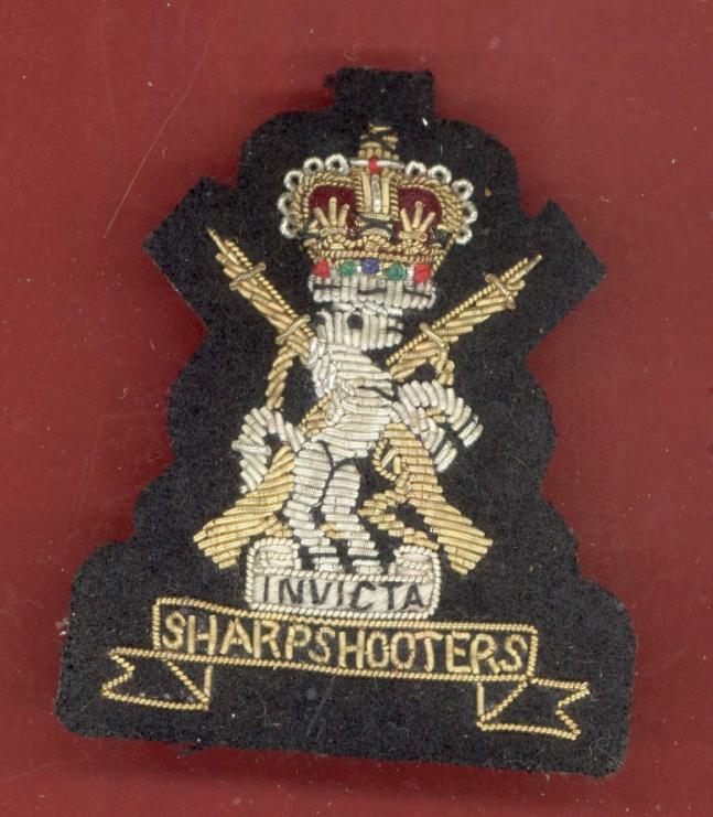 Kent & County of London Yeomanry NCO's bullion arm badge