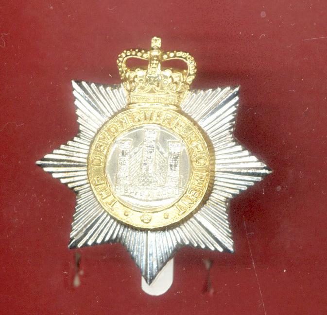The Devonshire Regiment staybright cap badge