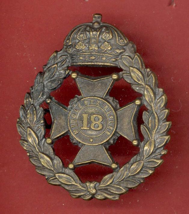 18th Middlesex Rifle Volunteers Victorian OR’s glengarry badge.