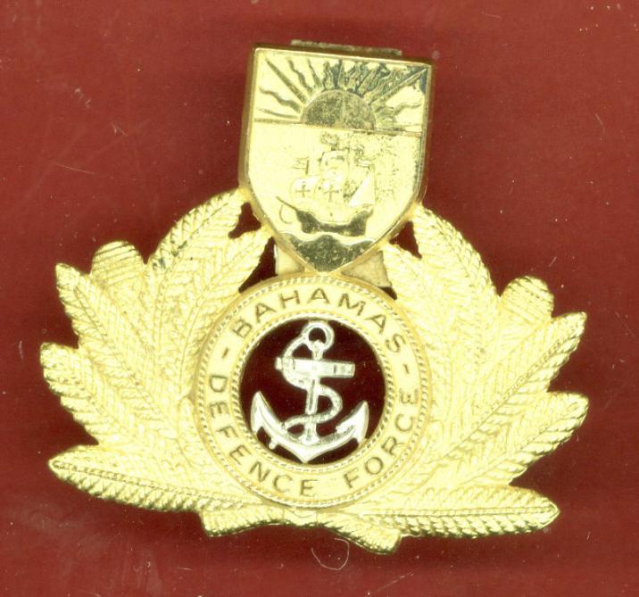 British Colonial Bahamas Defence Force Officer's cap badge