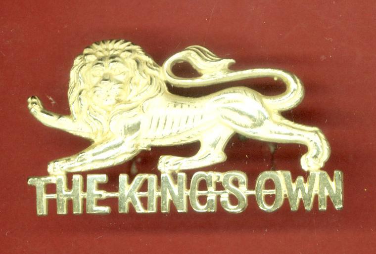 King's Own Royal Lancaster Regiment Officer's  cap badge