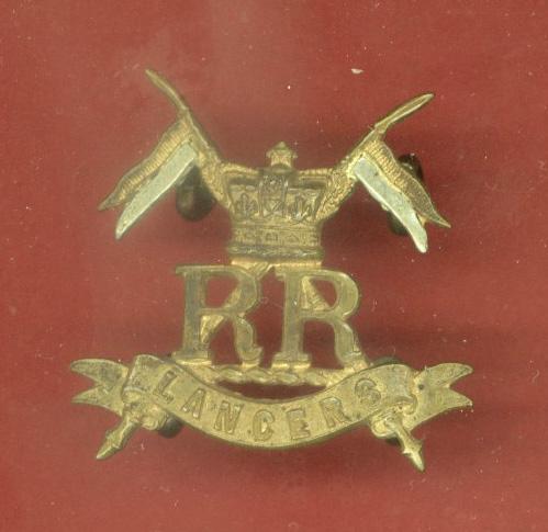 Boer War Her Majesty’s Reserve Regiment of Lancers cap badge.