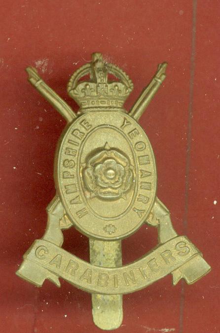 Hampshire Yeomanry Carabiniers OR's cap badge