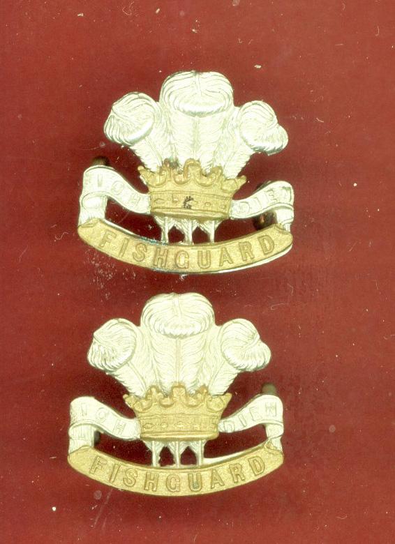 Pembrokeshire (Castlemartin) Yeomanry collar badges