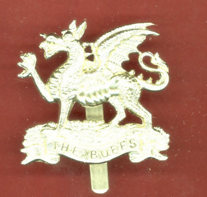 The Buffs Royal East Kent Regiment staybright cap badge