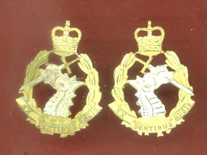 Royal Army Dental Corps Officer's dress collar badges