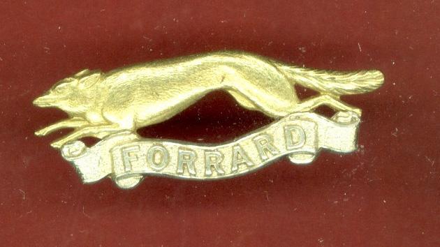 East Riding of Yorkshire Yeomanry Officer's cap badge