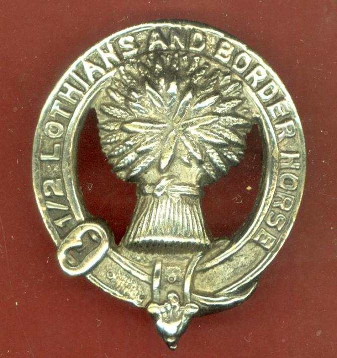 1st / 2nd Lothians and Border Horse Pipers glengarry badge