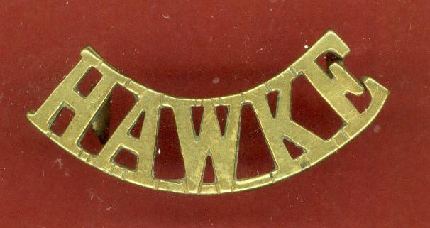 2nd Hawke Bn. Royal Naval Division WW1 shoulder title