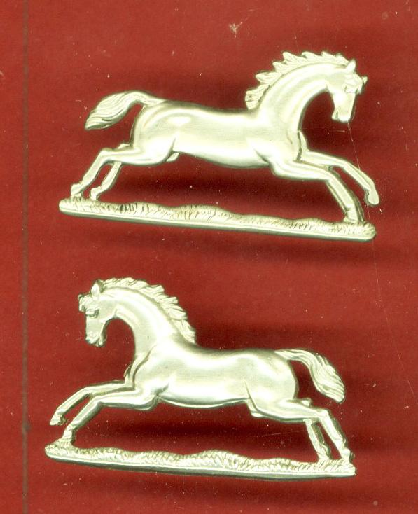 3rd King's Own Hussars OR's collar badges