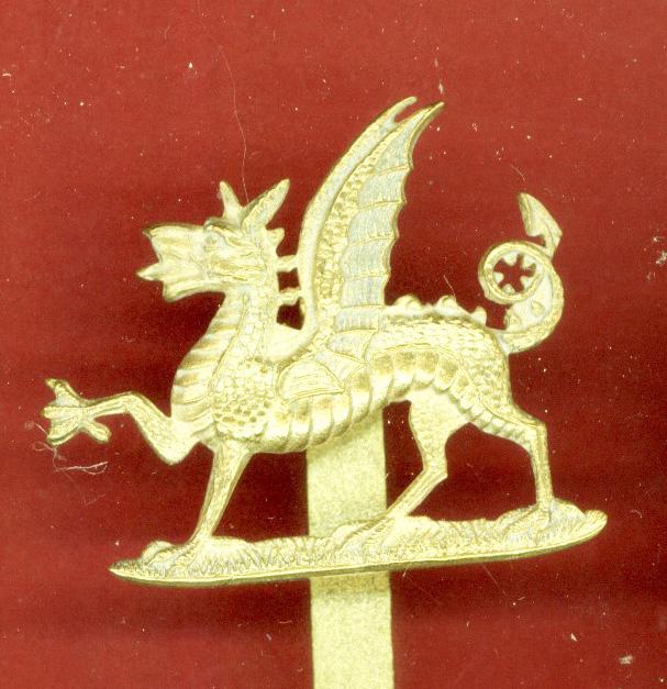 1st Bn. The Monmouthshire Regiment WW1 OR's cap badge