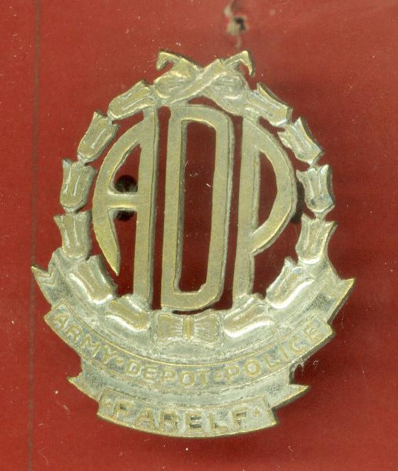 Army Depot Police FARELF cap badge