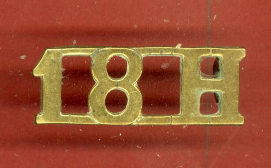18 H 18th Royal Hussars (Queen Mary's Own) WW1 shoulder title
