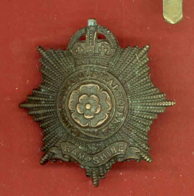 The Hampshire Regiment WW1 Officer's OSD cap badge