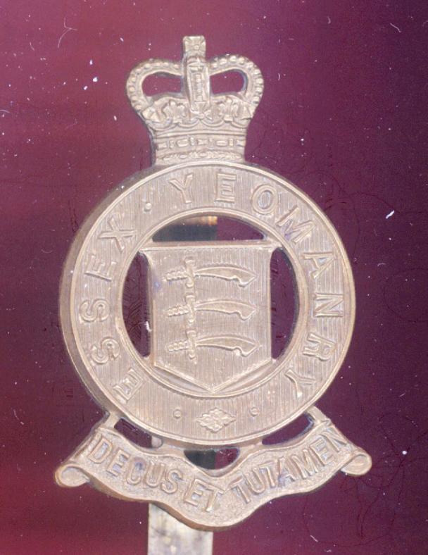 Essex Yeomanry EIIR OR's cap badge