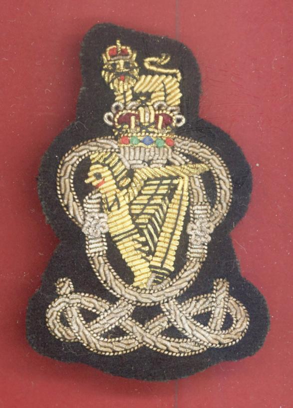 Queen's Royal Hussars Officer's bullion beret badge