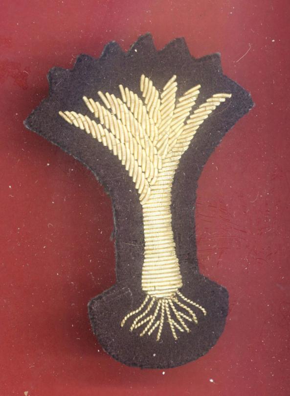 Welsh Guards Officer's embroidered beret badge