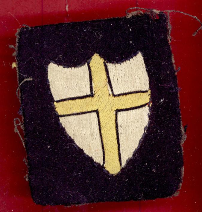 British 8th Army WW2 cloth formation sign