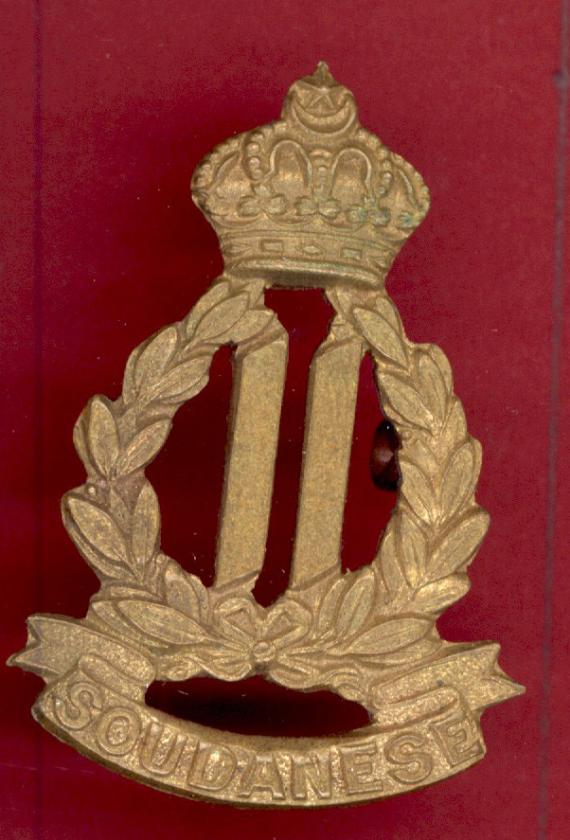 Middle East 11th Sudan Infantry cap badge