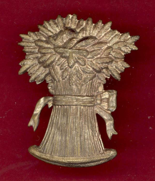 Indian Army Rangoon Volunteer Rifle Corps WW1 cap badge