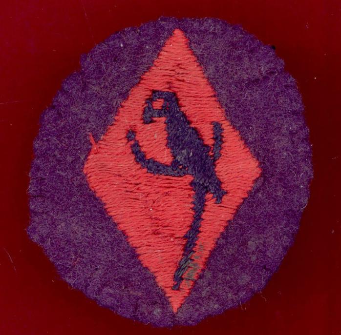 48th South Midlands Division WW2 cloth formation sign
