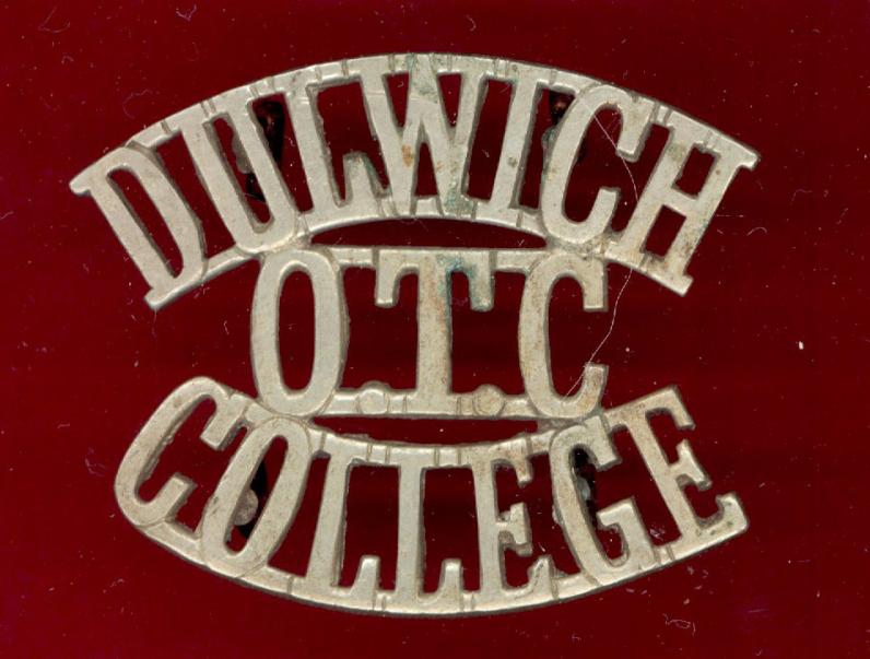 DULWICH / OTC / COLLEGE shoulder title