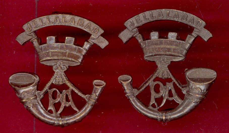 Somerset Light Infantry Officer's OSD collar badges