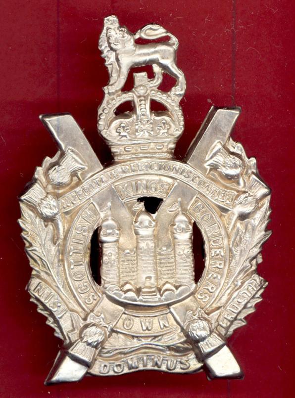 King's Own Scottish Borderers Edwardian OR's glengarry badge