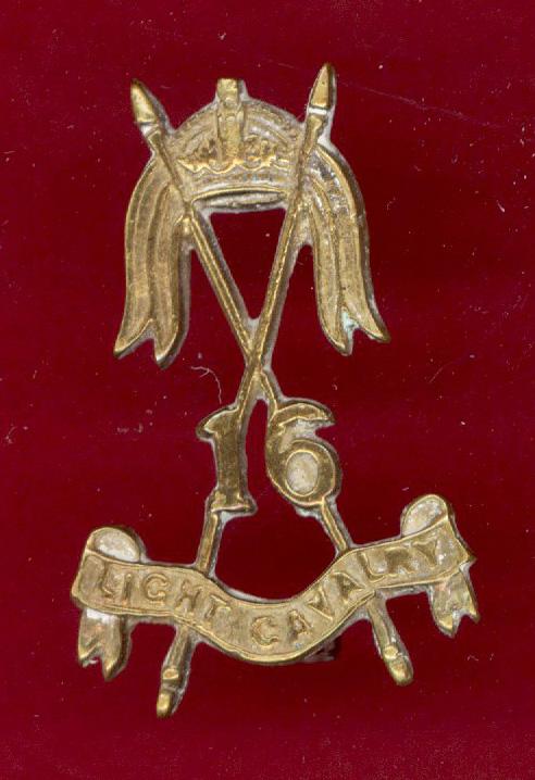 Indian Army 16th Light Cavalry head-dress badge