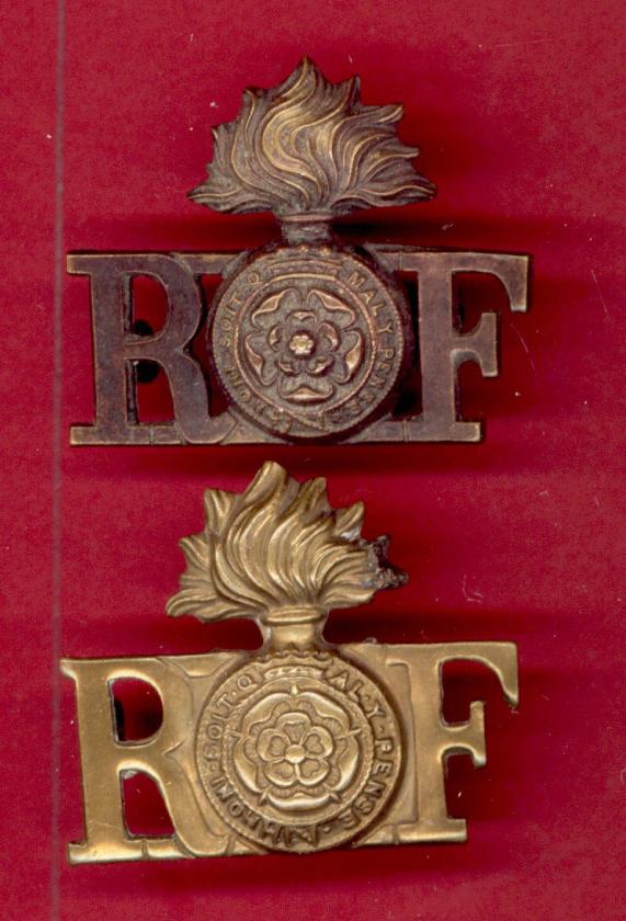 Royal Fusiliers City of London Regt. OR's shoulder titles