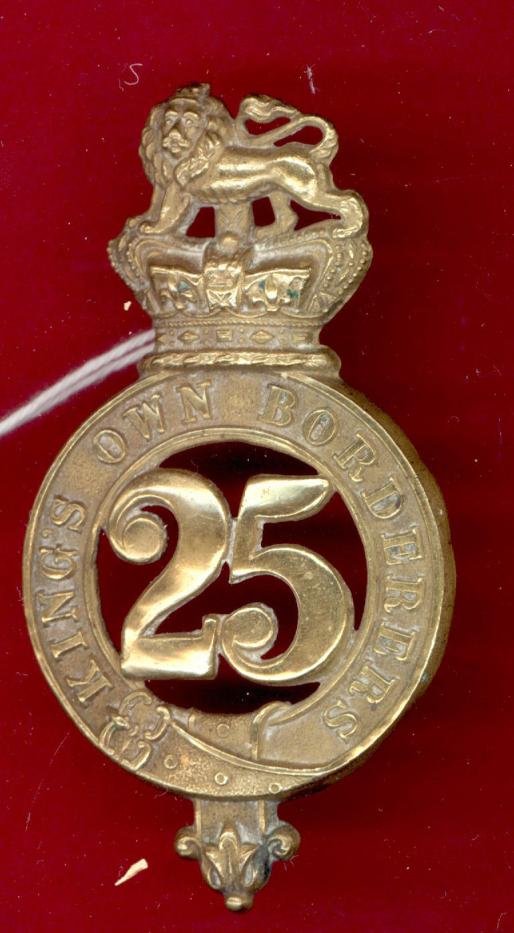 Scottish 25th Regiment of Foot Kings Own Borderers Victorian OR's glengarry badge