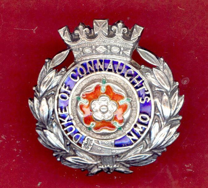 6th Bn. Hampshire Regt Duke of Connaught's Own Officer's cap badge