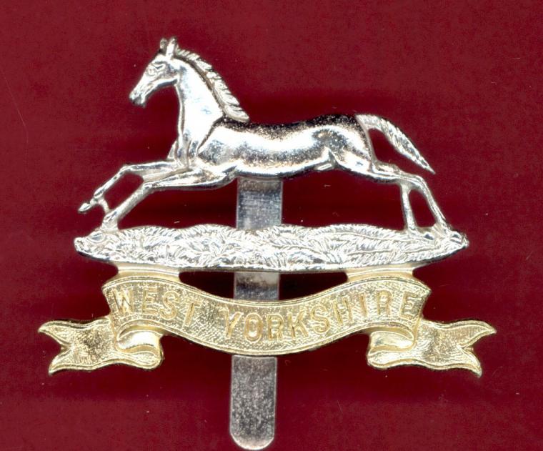 The West Yorkshire Regiment staybright cap badge