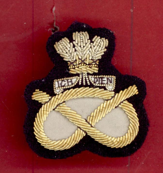 The Staffordshire Regiment Officer’s bullion beret badge