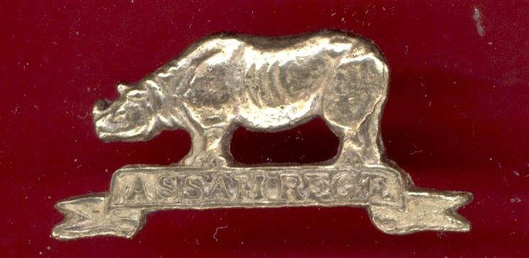 Indian Army  Assam Regiment head-dress badge